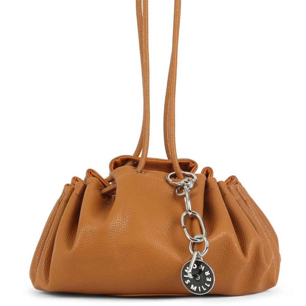 SIMON MILLER Long Scrunch Bag Keychain Caramel NEW LAST CALL!
